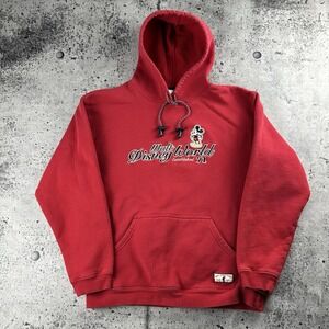 Walt Disney World hoodie Established 71 Mickey Mouse Red Sweatshirt S Vintage